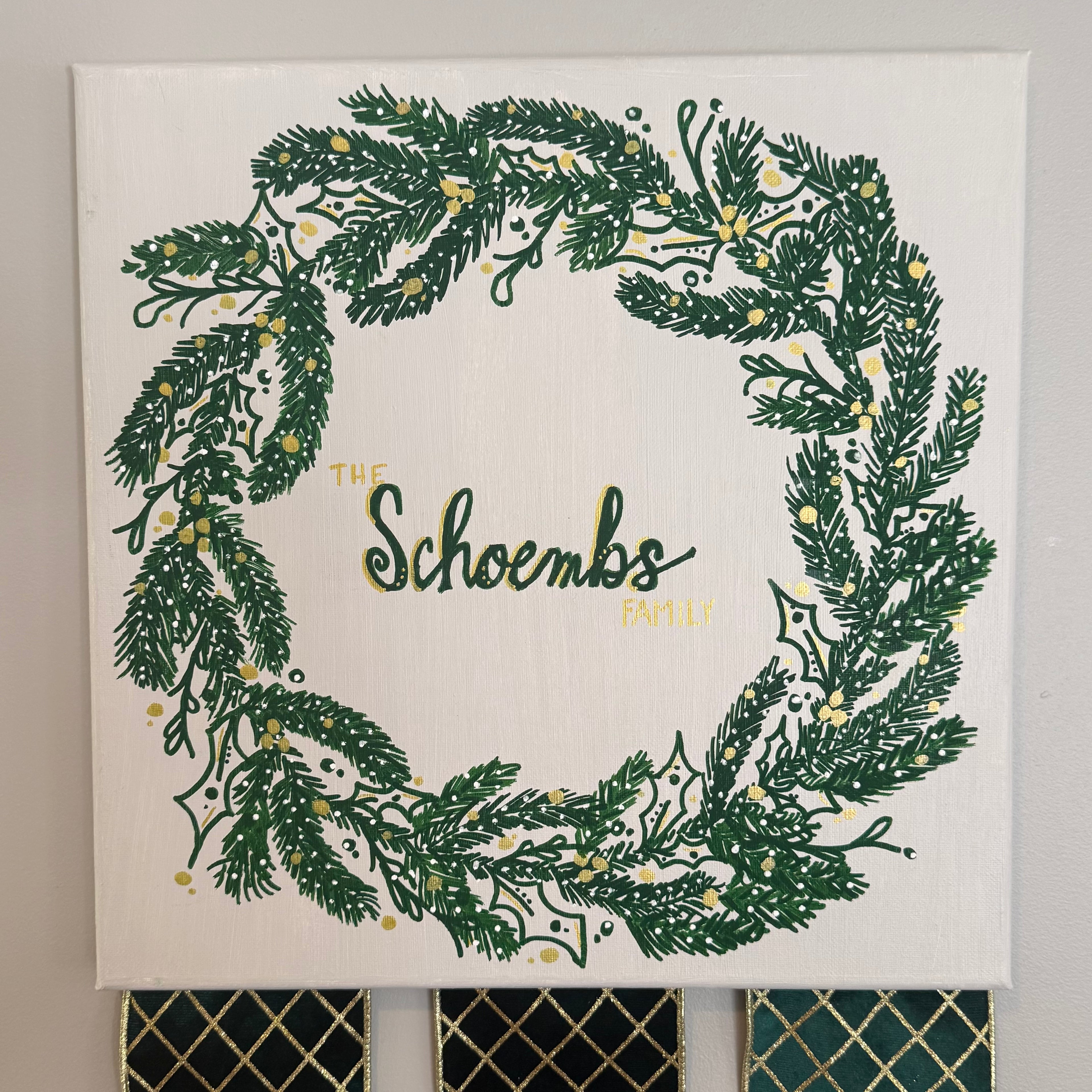 Seasons Greetings Wreath