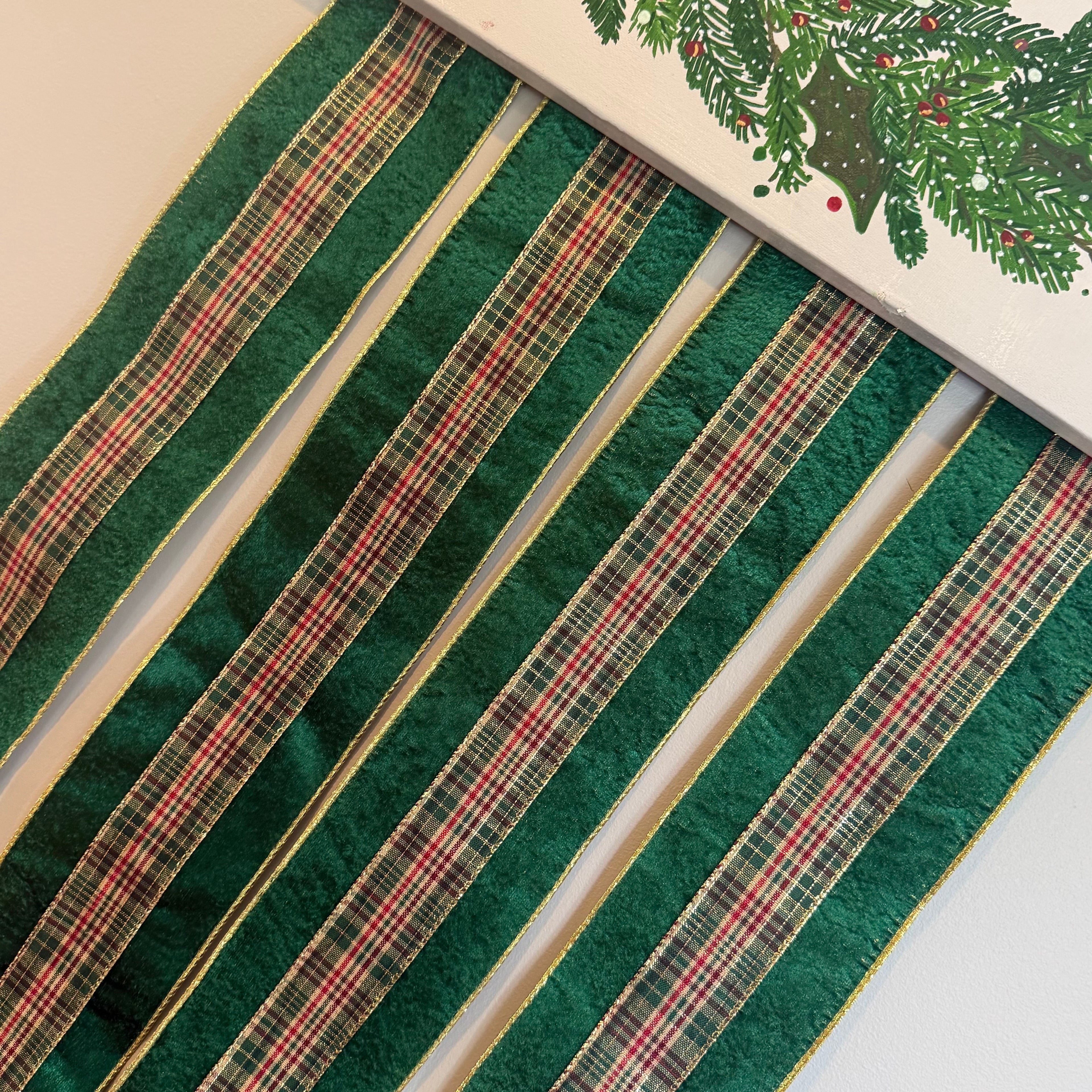 Christmas Plaid Traditional Wreath